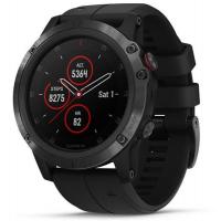 Смарт-часы Garmin Fenix 5x Plus Sapphire Black with Black Silicone (010-01989-64)