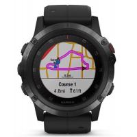 Смарт-часы Garmin Fenix 5x Plus Sapphire Black with Black Silicone (010-01989-64) изображение 2