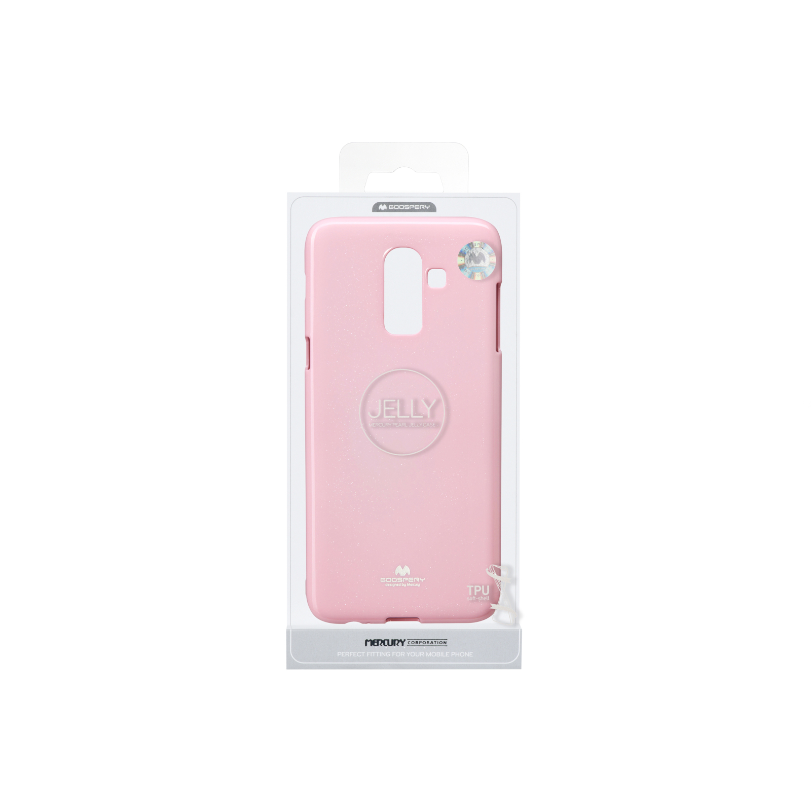 Чехол для мобильного телефона Goospery Jelly Case Samsung Galaxy J8 J810 Pink (8809621279053) изображение 3