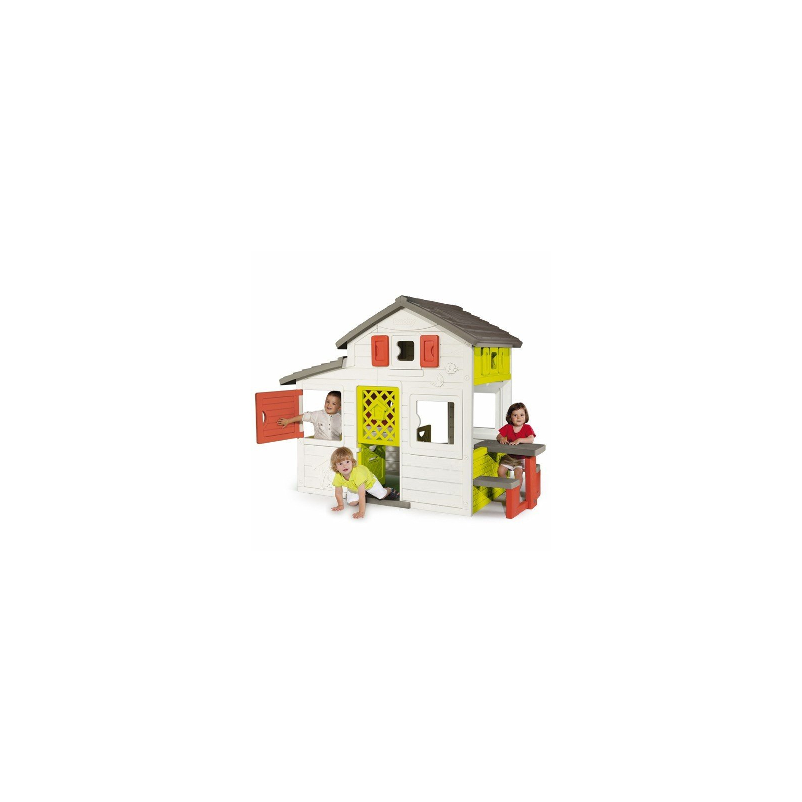 Игровой домик Smoby для друзей c чердаком и дверным звонком (310209) изображение 5
