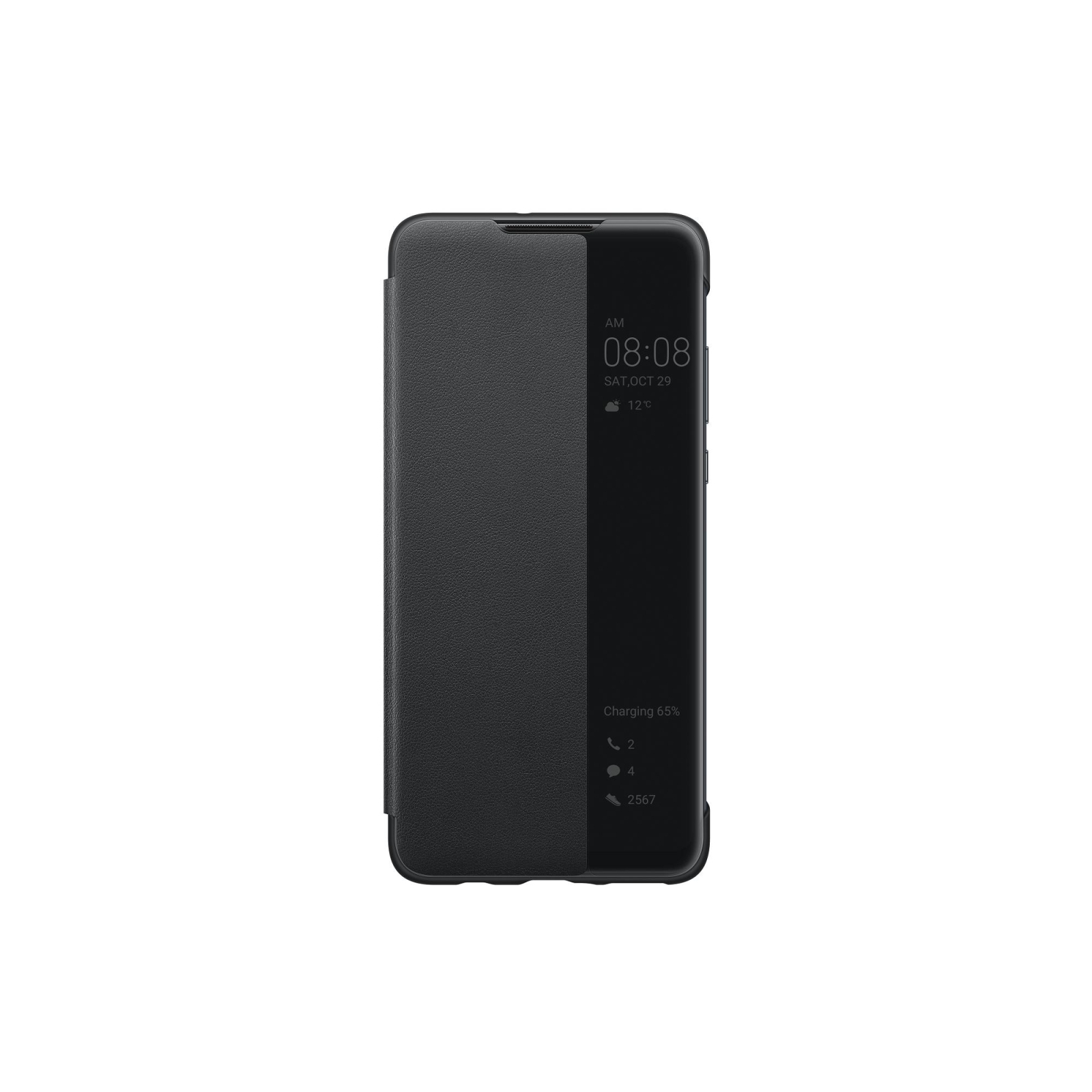 Чохол до мобільного телефона Huawei P30 Lite Smart View Flip Cover Black (51993076) зображення 2
