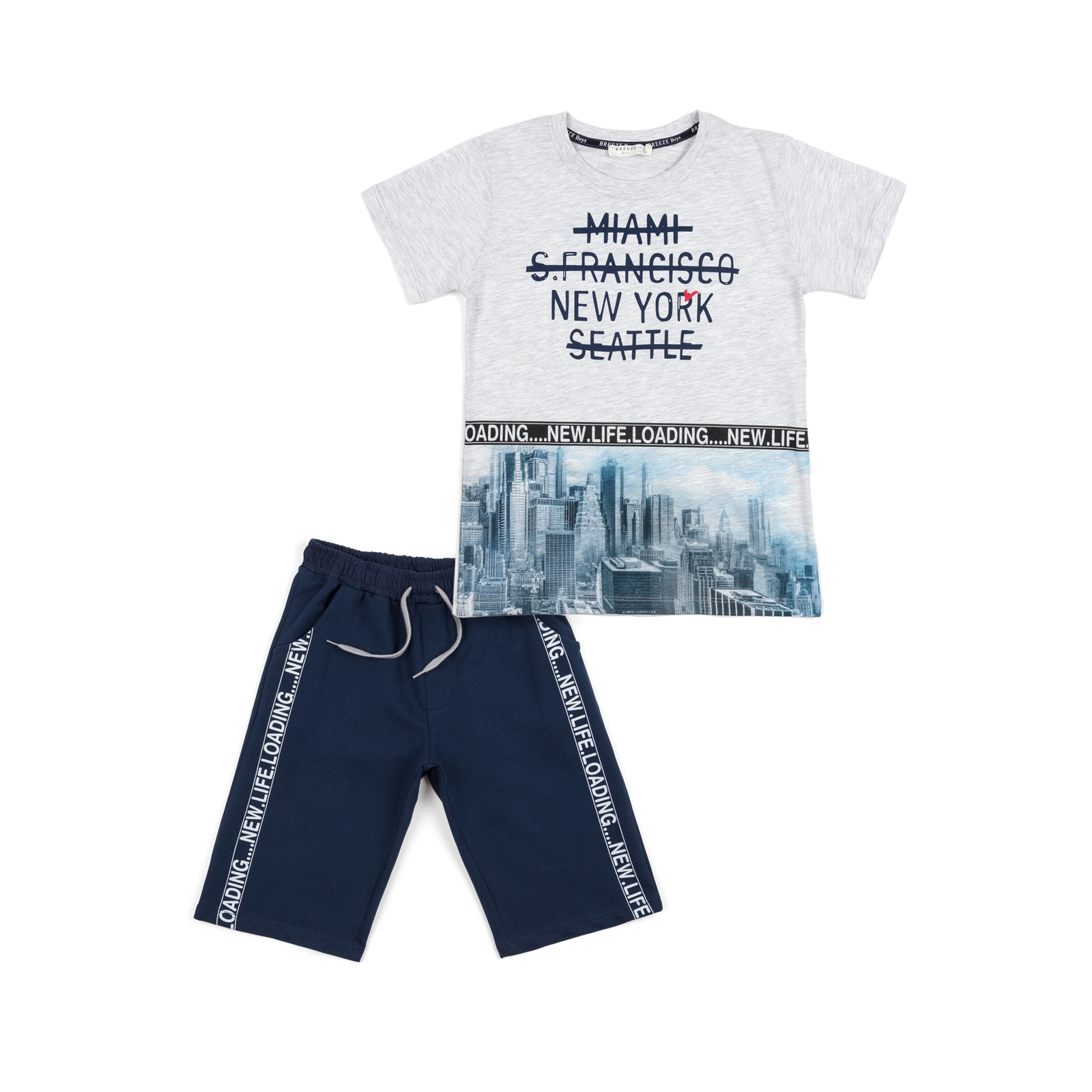 Набір дитячого одягу Breeze "NEW YORK" (12746-152B-blue)
