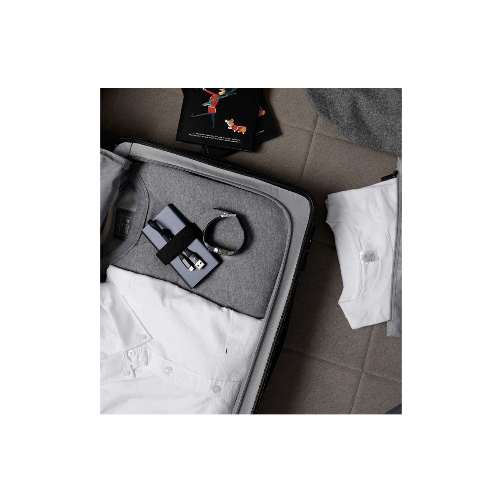 Валіза Xiaomi Ninetygo Business Travel Luggage 20" White (6941413216678) зображення 4