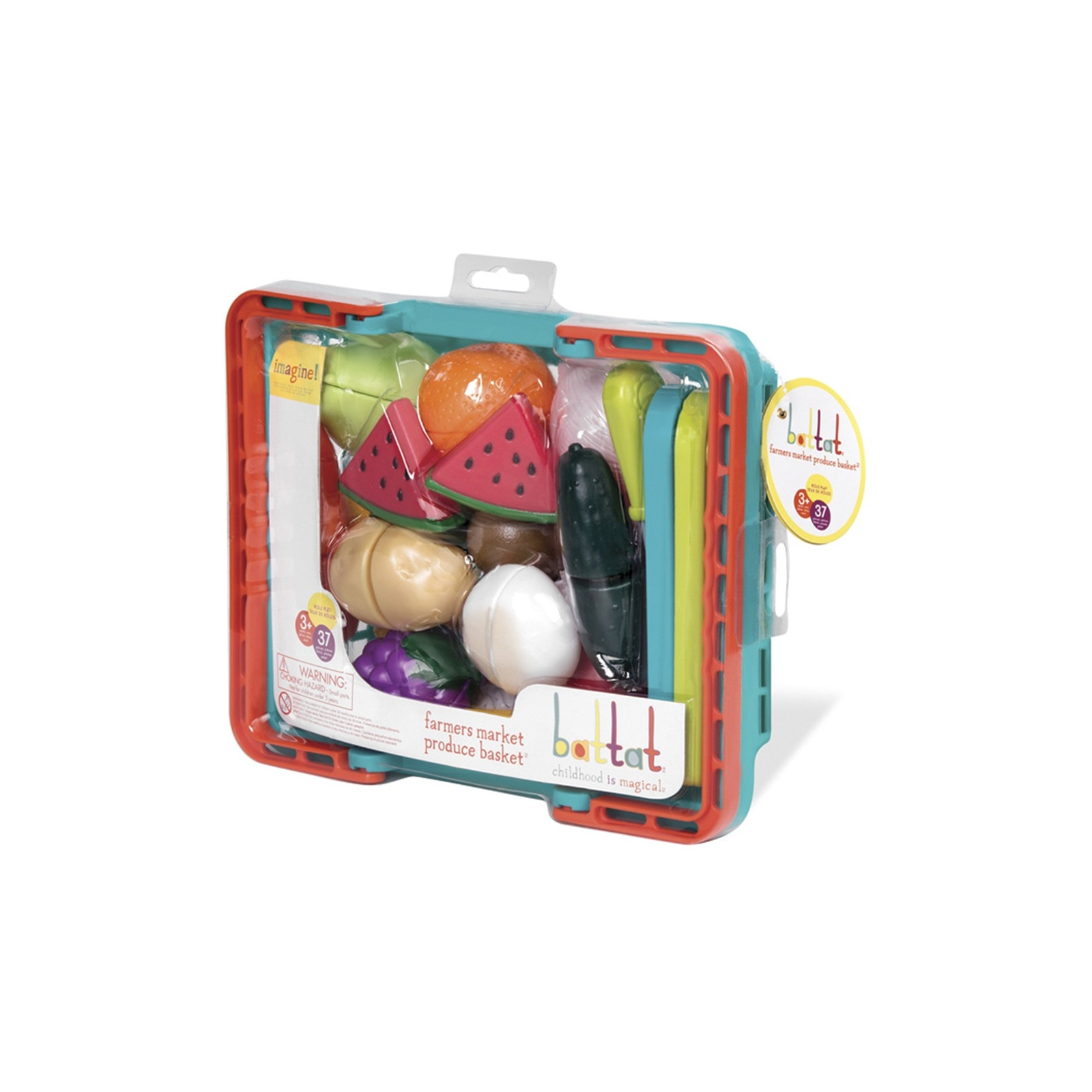 Игровой набор Battat Овощи-фрукты на липучках (BT2534Z) изображение 4