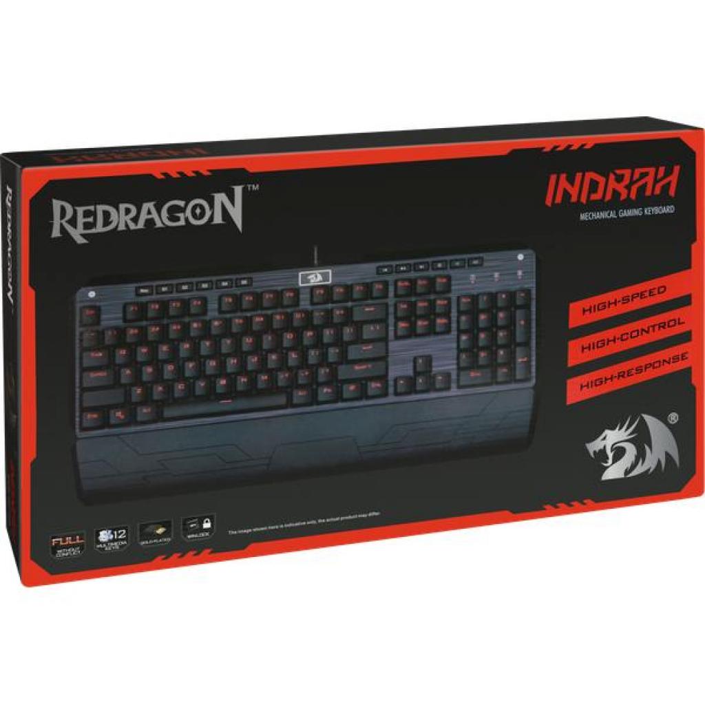 Клавиатура Redragon Indrah RU Black (70449) изображение 8