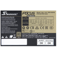 Блок питания Seasonic 550W FOCUS Gold (SSR-550FM) изображение 4