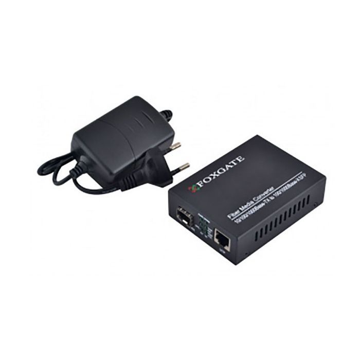 Медиаконвертер FoxGate 10/100/1000Base-T RJ45 to 1000Base-SX/LX SFP slot (EC-SFP1000-FE/GE-LFP) изображение 2