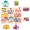 Розвиваюча іграшка Quokka Пазл-вкладка Будинки (QUOKA008P) зображення 2