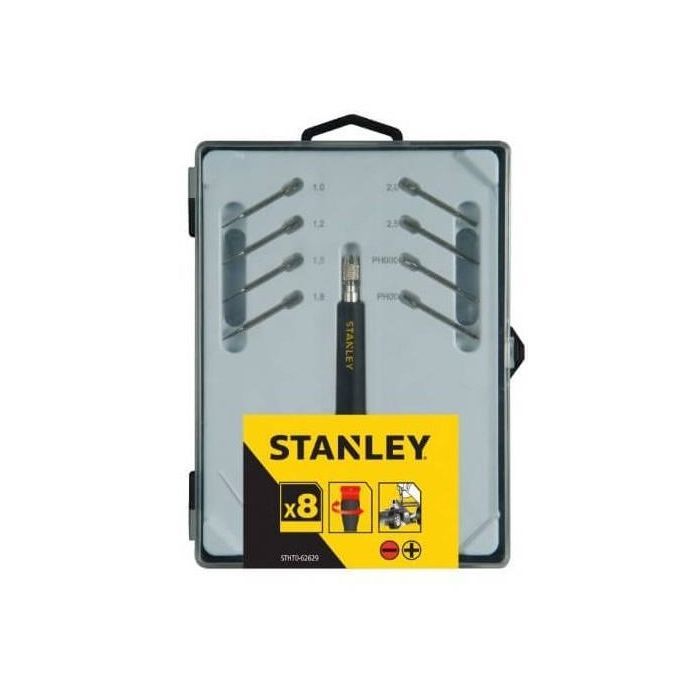 Набір викруток Stanley прецизійна + 8 змінних біт (STHT0-62629)