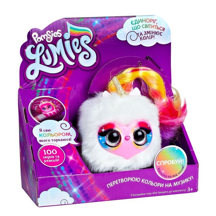 Интерактивная игрушка Pomsies Lumies с интерактивным единорогом - Пикси (02248-P) изображение 6
