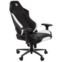 Крісло ігрове 2E GC24 Black/White (2E-GC24BLW) зображення 4