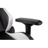 Крісло ігрове 2E GC24 Black/White (2E-GC24BLW) зображення 6