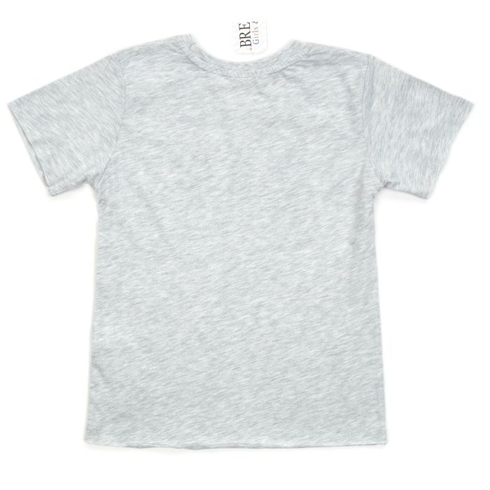 Футболка дитяча Breeze "BRAVE" (14351-140B-gray) зображення 2