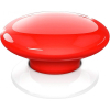 Умная кнопка Fibaro The Button, Z-Wave, 3V ER14250, червона (FGPB-101-3_ZW5)