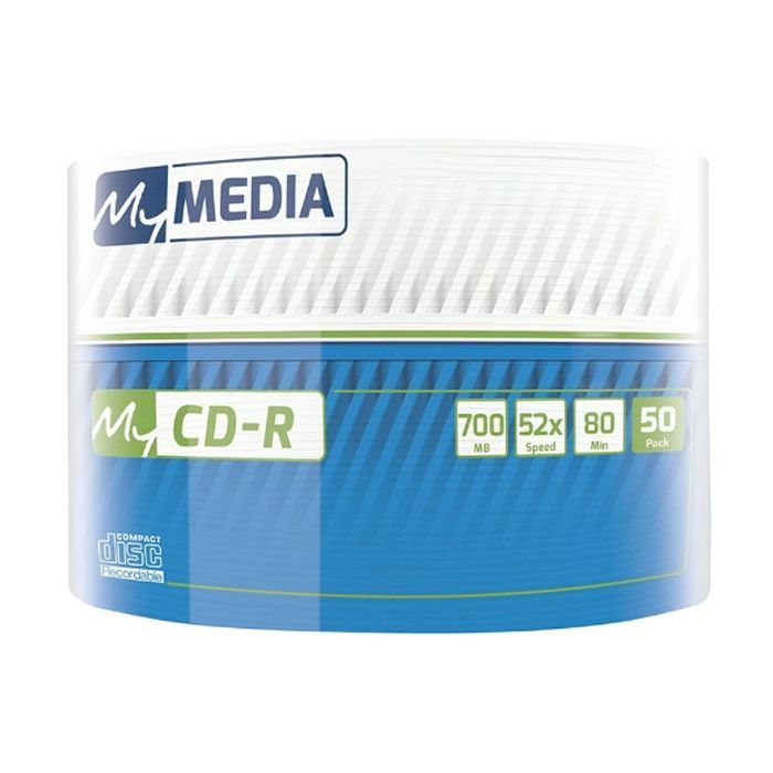 Диск CD MyMedia CD-R 700Mb 52x MATT SILVER Wrap 50 (69201) изображение 2