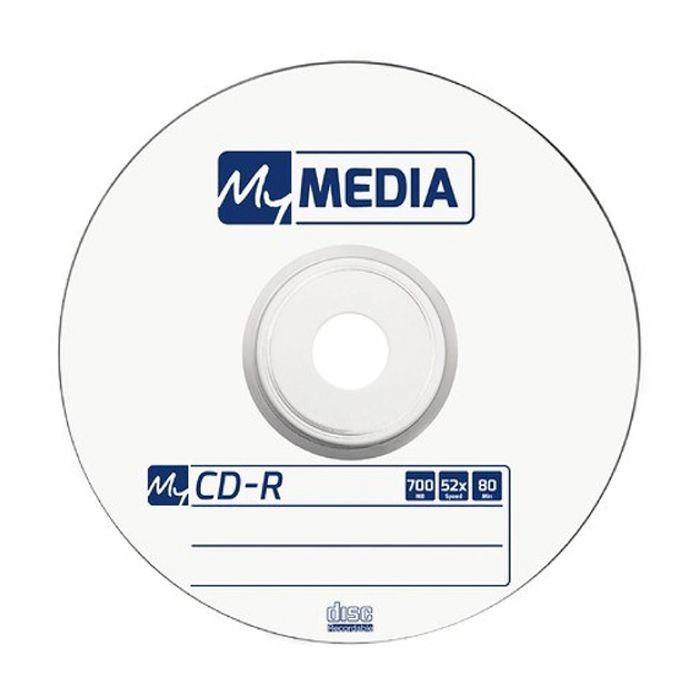 Диск CD MyMedia CD-R 700Mb 52x MATT SILVER Wrap 50 (69201) изображение 3