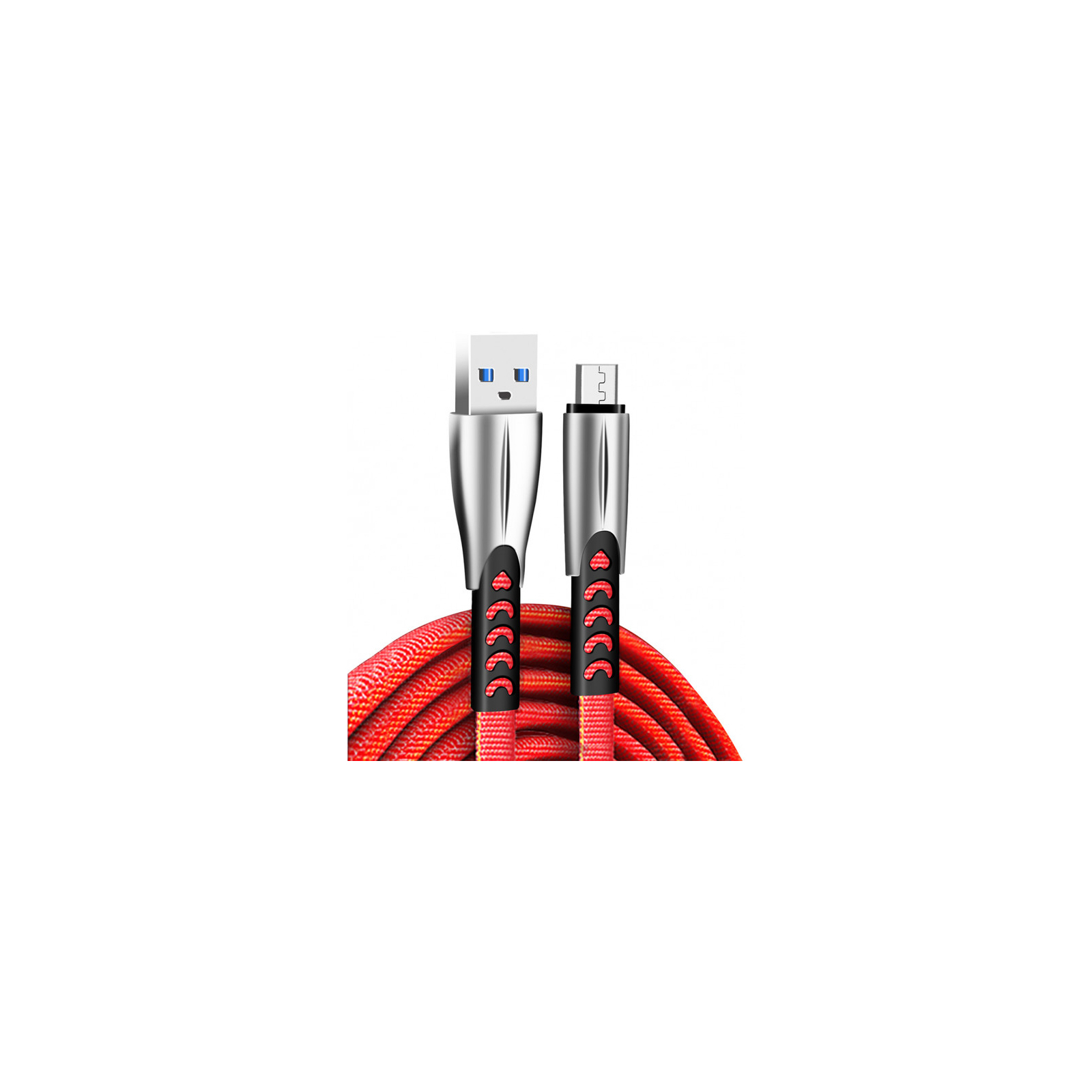 Дата кабель USB 2.0 AM to Micro 5P 1.0m zinc alloy blue ColorWay (CW-CBUM011-BL)