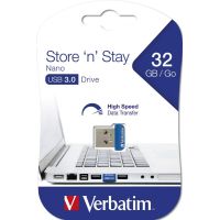 USB флеш накопитель Verbatim 32GB Store 'n' Stay Nano Blue USB 3.0 (098710) изображение 5