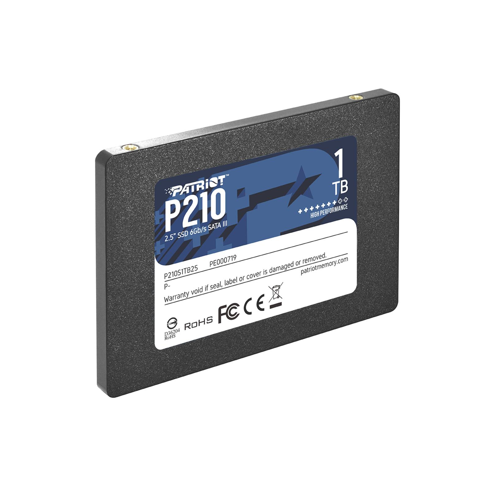 Накопичувач SSD 2.5" 2TB Patriot (P210S2TB25) зображення 2
