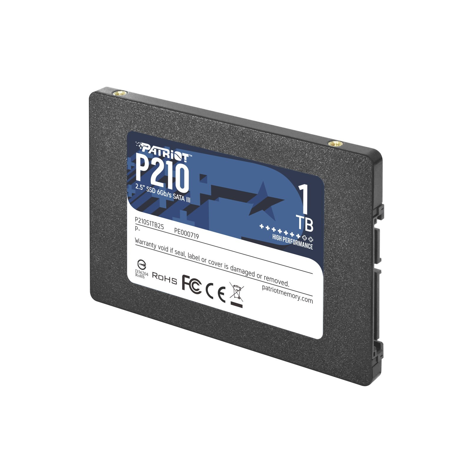 Накопитель SSD 2.5" 512GB Patriot (P210S512G25) изображение 3