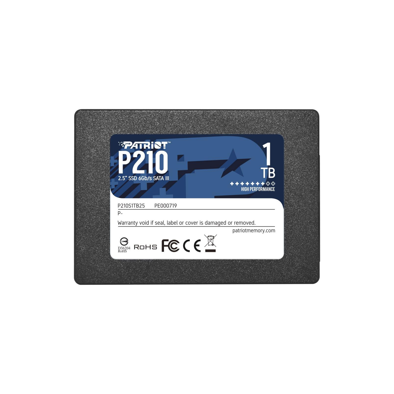 Накопитель SSD 2.5" 1TB Patriot (P210S1TB25)