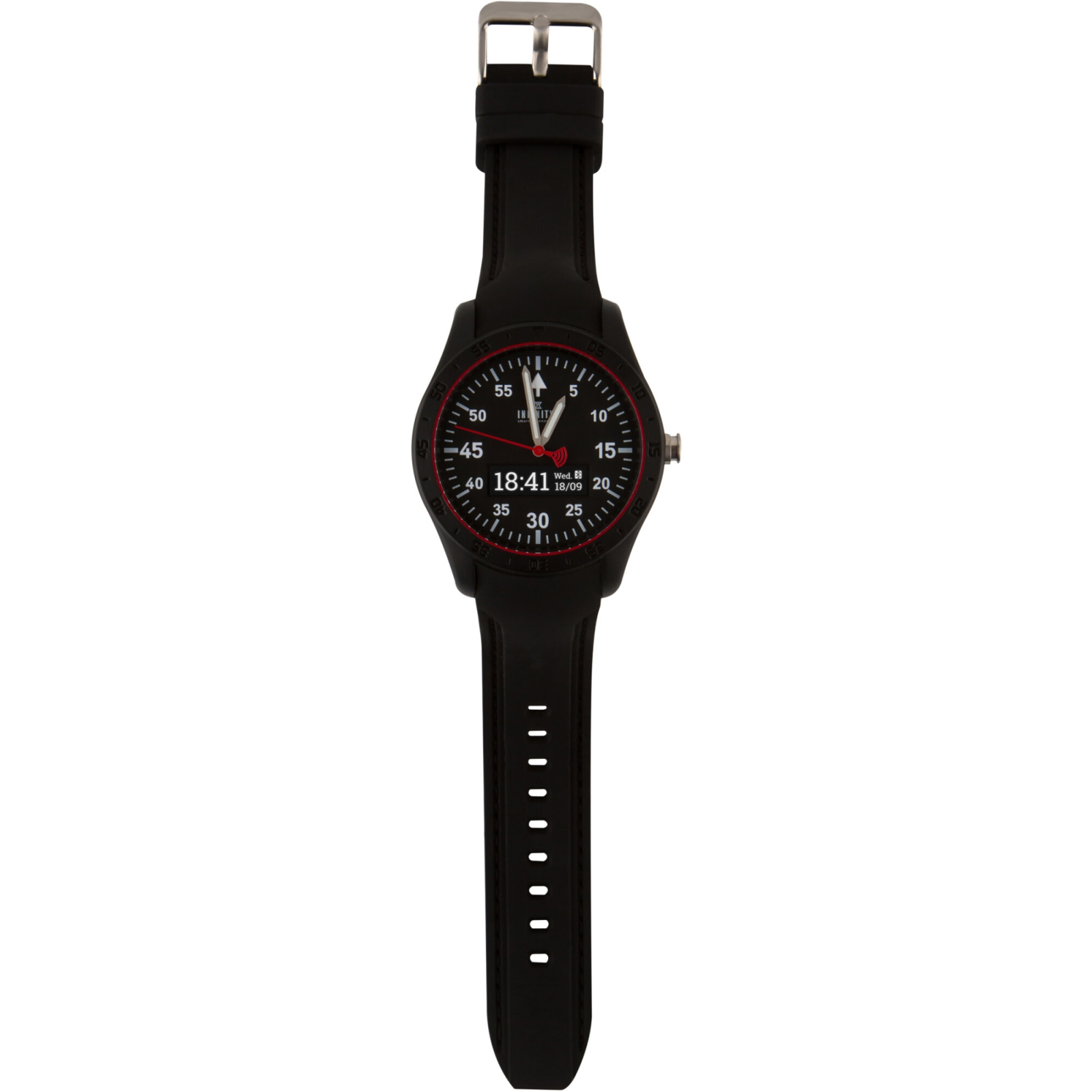 Смарт-часы Atrix INFINITYS X20 45mm Swiss Sport Chrono Black-silicone Смарт-ч (swwpaii2sscbs) изображение 2