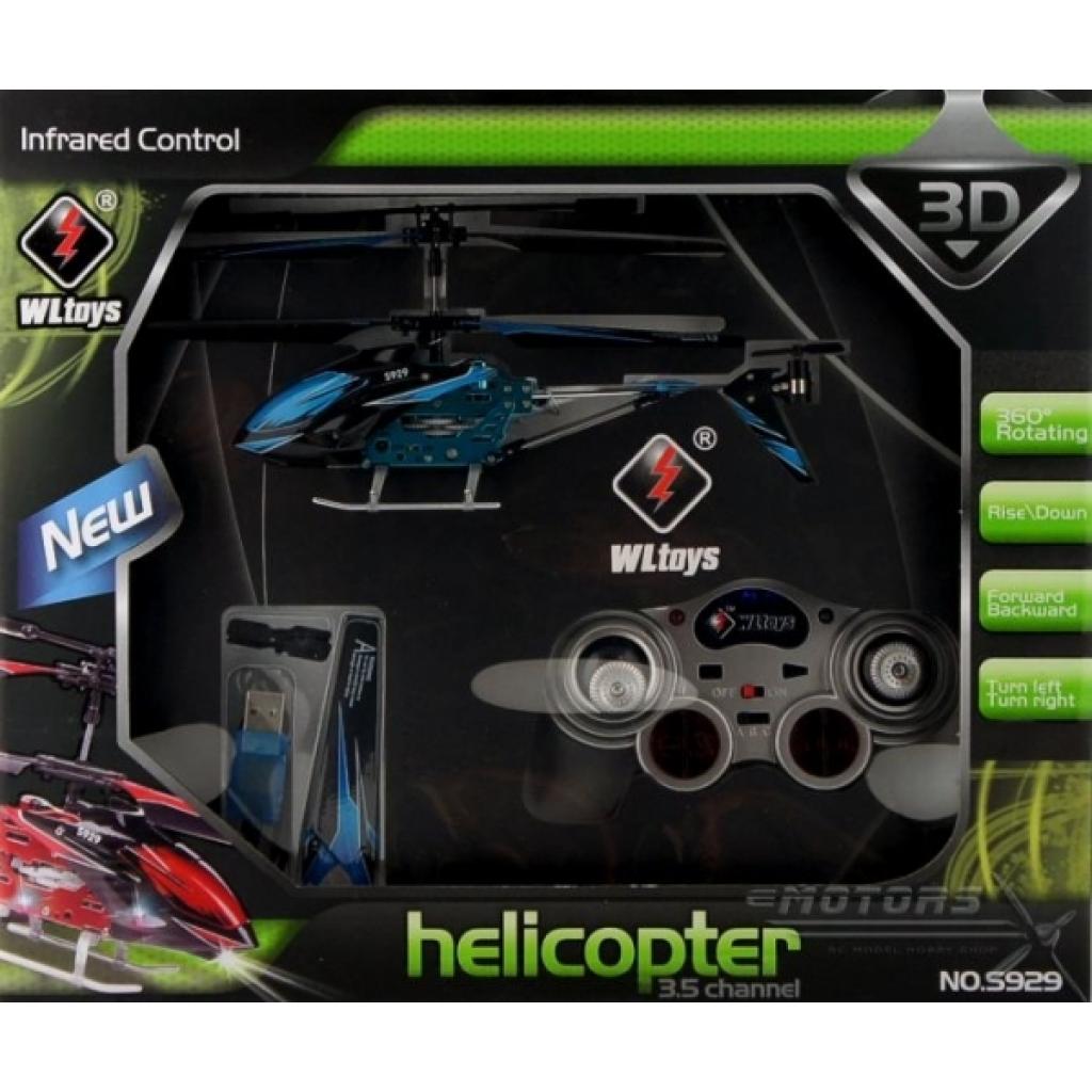 Радіокерована іграшка WL Toys Вертоліт 3-канальний на і/ч керуванні з автопілотом (WL-S929b) зображення 8