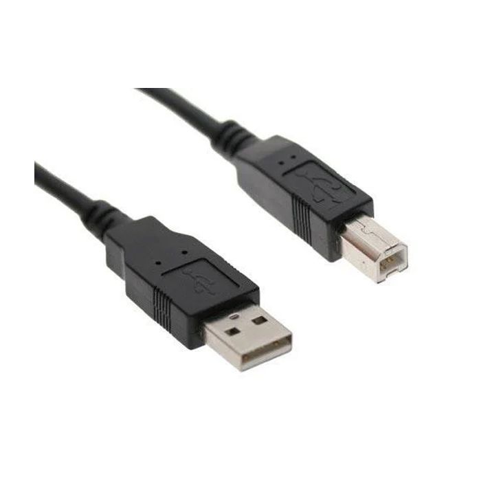 Кабель для принтера USB 2.0 AM/BM 1.8m Digitus (AK-300102-018-S)