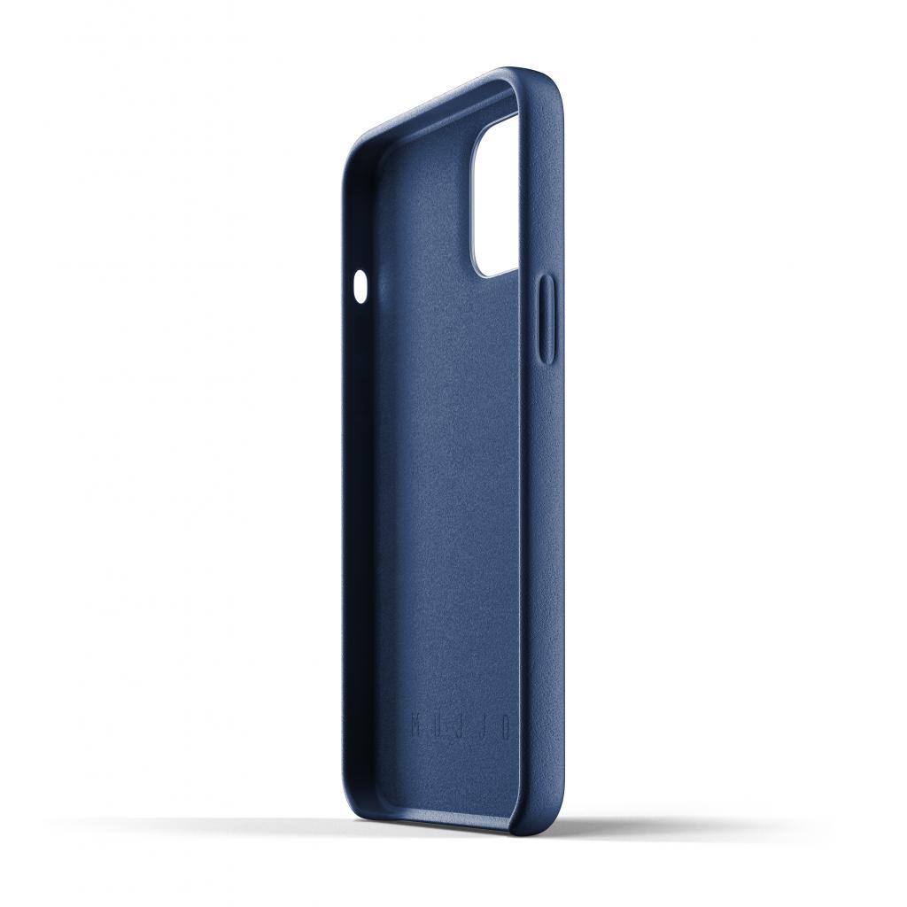 Чохол до мобільного телефона Mujjo iPhone 12 Pro Max Full Leather, Monaco Blue (MUJJO-CL-009-BL) зображення 3