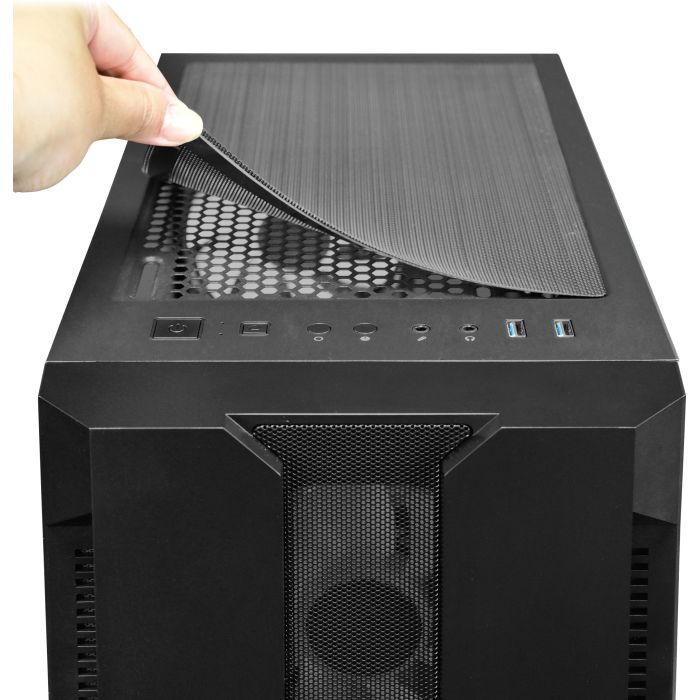 Корпус Chieftec Gaming Hunter Tempered Glass Edition (GS-01B-OP) изображение 11