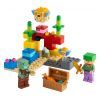 Конструктор LEGO Minecraft Коралловый риф 92 детали (21164) изображение 2