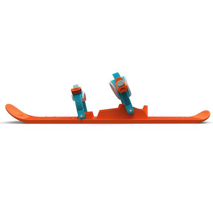 Санки Plastkon OneFoot Miniski Монолыжа черная с зеленым (49652) изображение 2