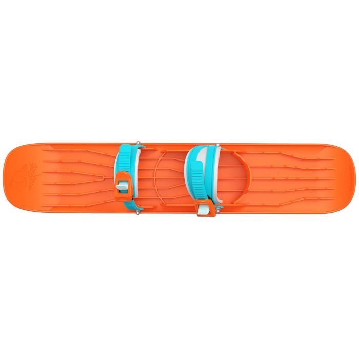 Санки Plastkon OneFoot Miniski Монолыжа черная с зеленым (49652) изображение 3