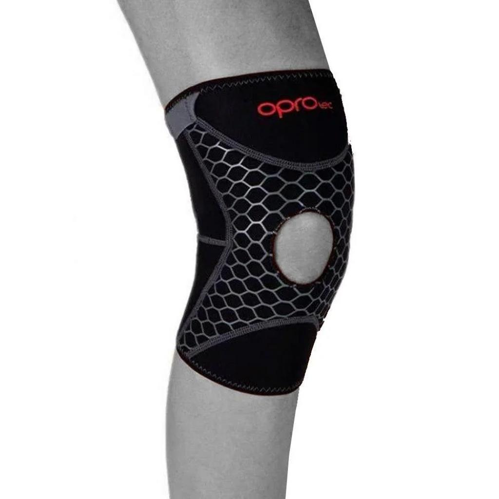 Фиксатор колена OPROtec Knee Support with Open Patella M Black (TEC5729-MD) изображение 3