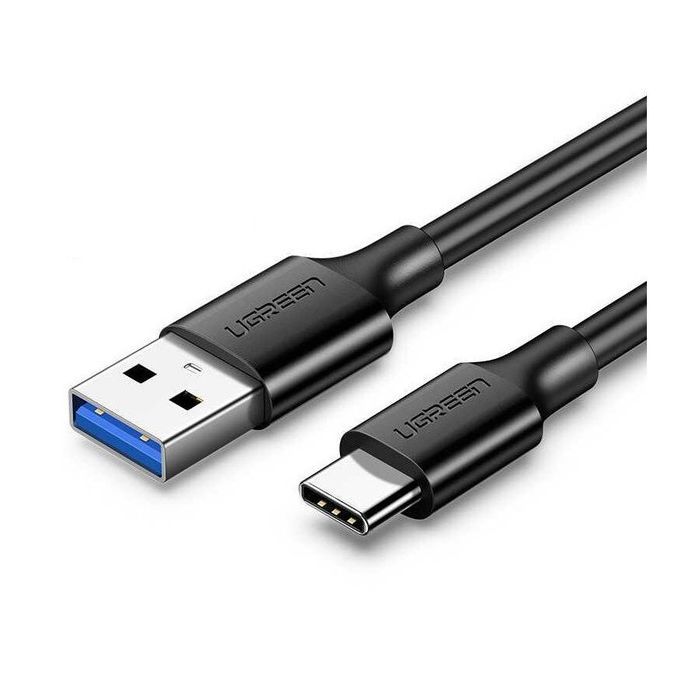 Дата кабель USB 3.0 AM to USB-C 1.0m US184 Black Ugreen (20882)