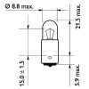 Автолампа Philips 4W (13929 CP) зображення 3