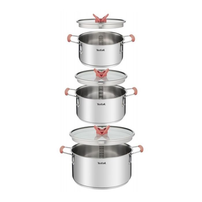 Набір посуду Tefal Opti'Space 6 предметів (G720S674) зображення 2