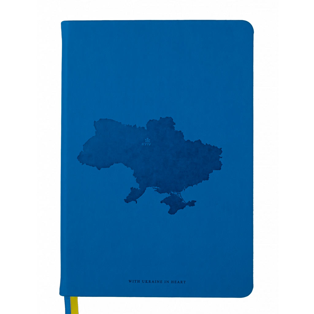 Блокнот Buromax деловой Ukraine A5 в линейку 96 листов обложка из искусствен (BM.295220-02)