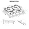 Варочная поверхность Minola MGM 616224 IV изображение 10