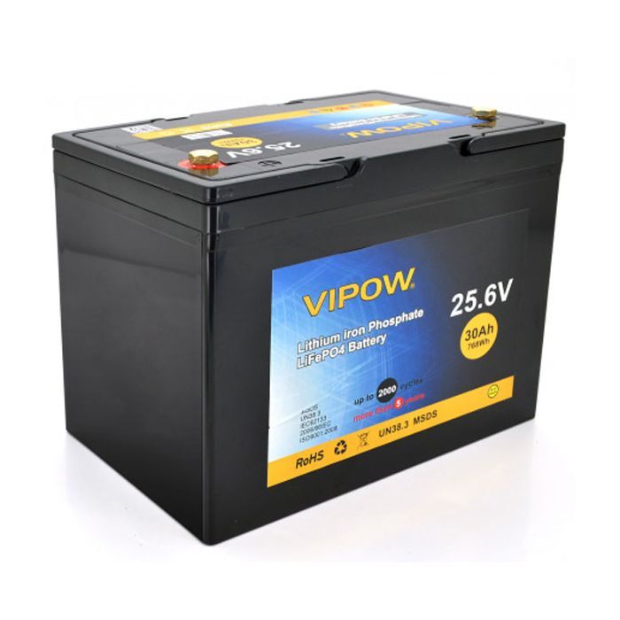 Батарея LiFePo4 Vipow LiFePO4 25.6V-30A (LiFePO4256-30/25)