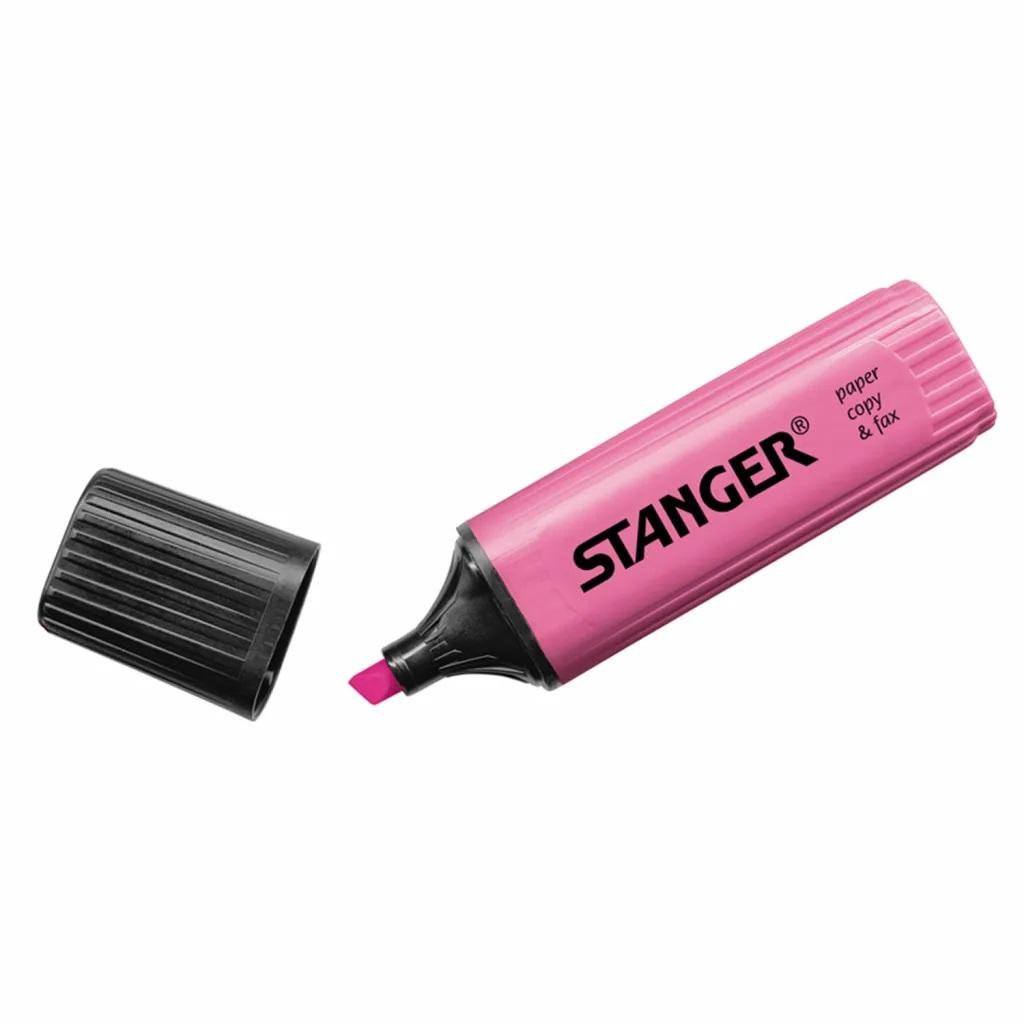 Маркер Stanger текстовый розовый 1-5 мм (180004000)