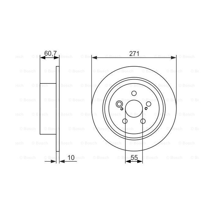 Тормозной диск Bosch 0 986 479 613
