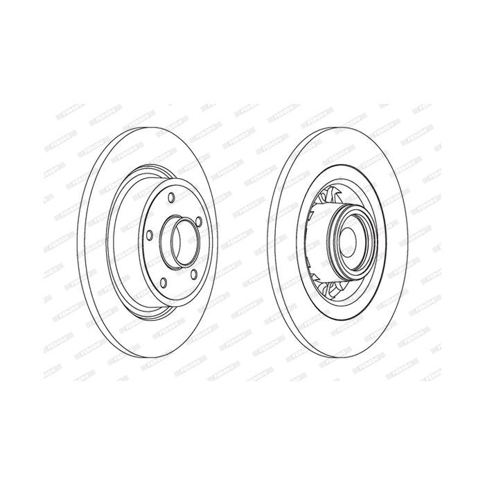 Тормозной диск FERODO DDF1569-1