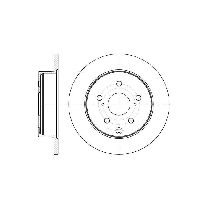 Тормозной диск REMSA 61188.00