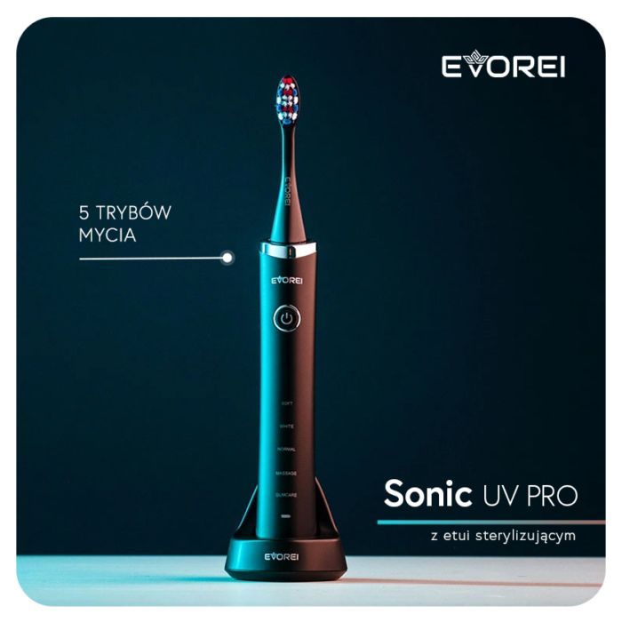 Електрична зубна щітка Evorei SONIC UV PRO SONIC TOOTH BRUSH (592479671901) зображення 6