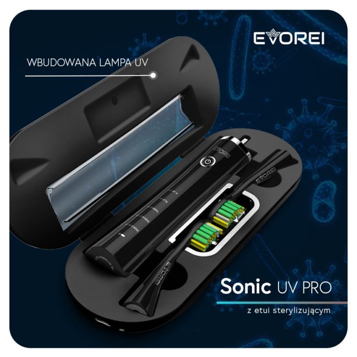 Електрична зубна щітка Evorei SONIC UV PRO SONIC TOOTH BRUSH (592479671901) зображення 7