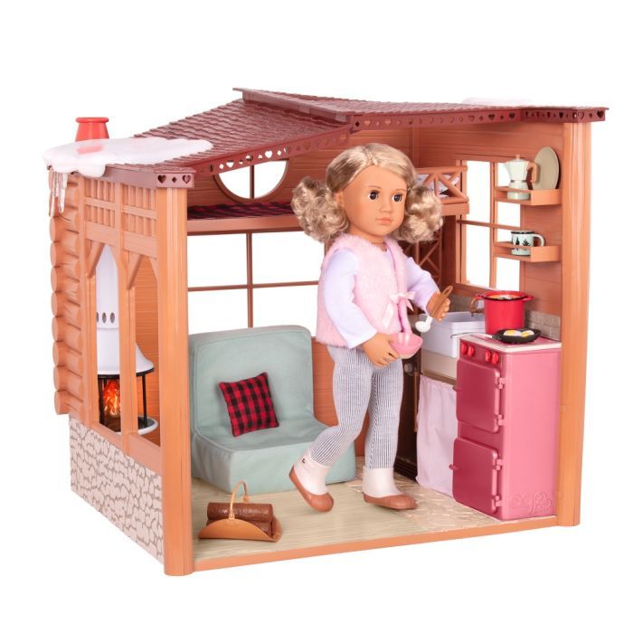 Ігровий набір Our Generation Будинок з аксесуарами Cozy Cabin (BD37961) зображення 3