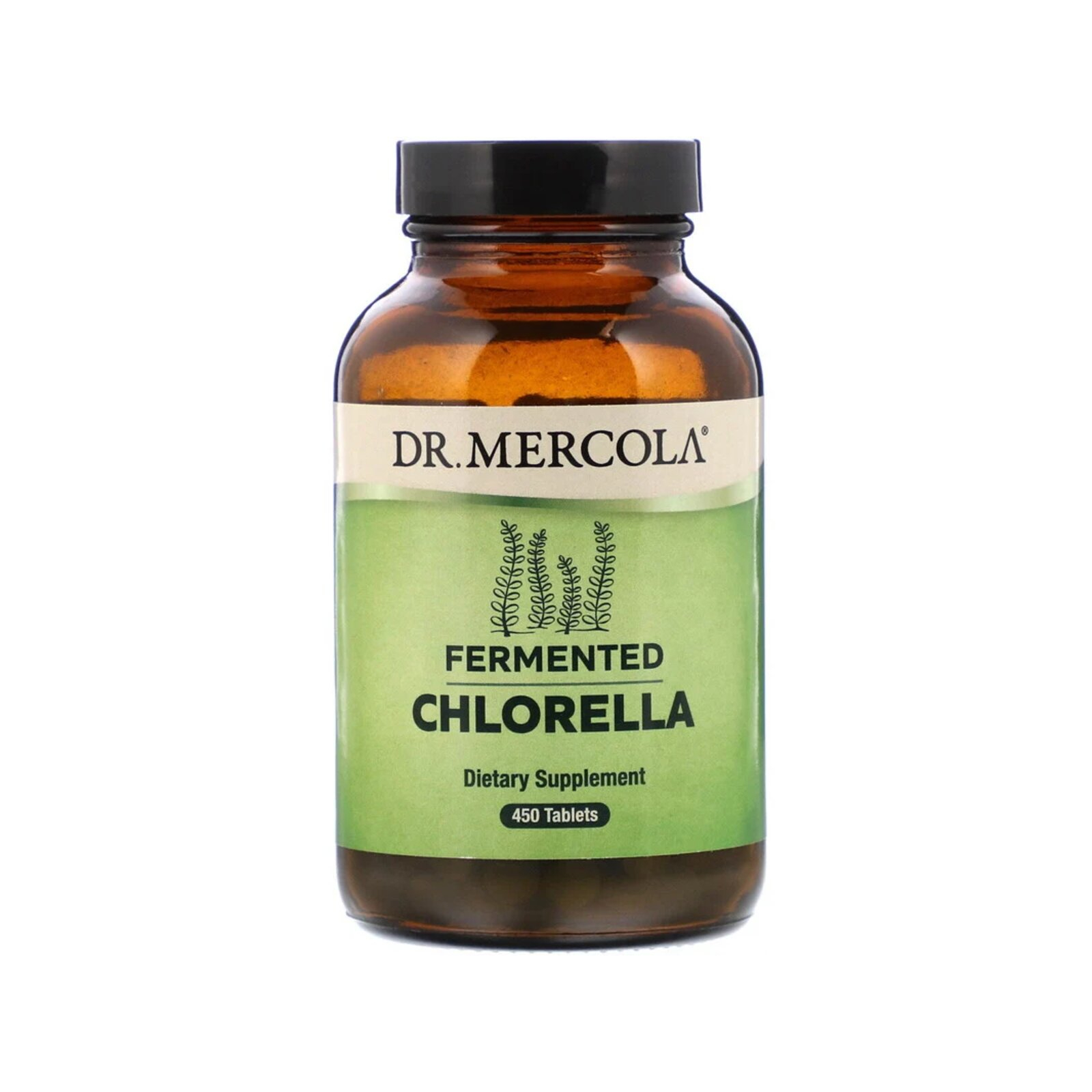Травы Dr. Mercola Ферментированная Хлорелла, Fermented Chlorella, 450 таблето (MCL-01585)