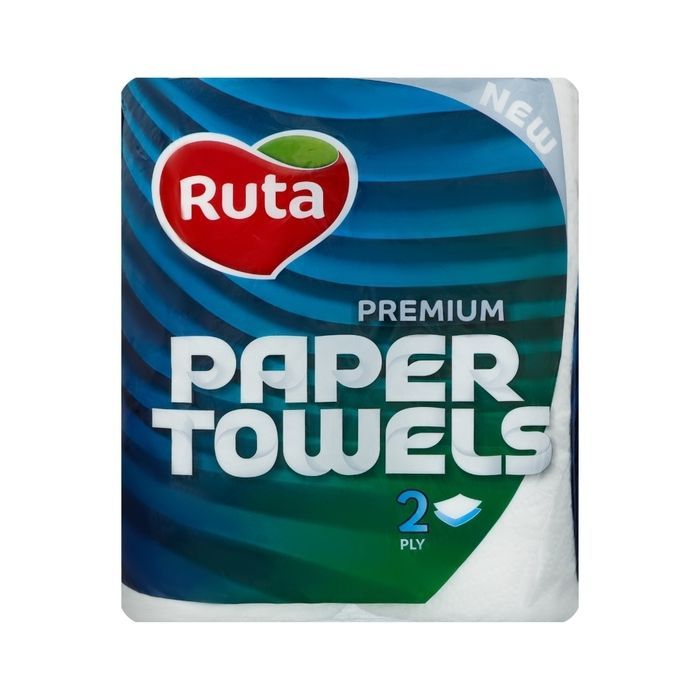 Паперові рушники Ruta Premium 2 шари 2 шт. (4820202893738)