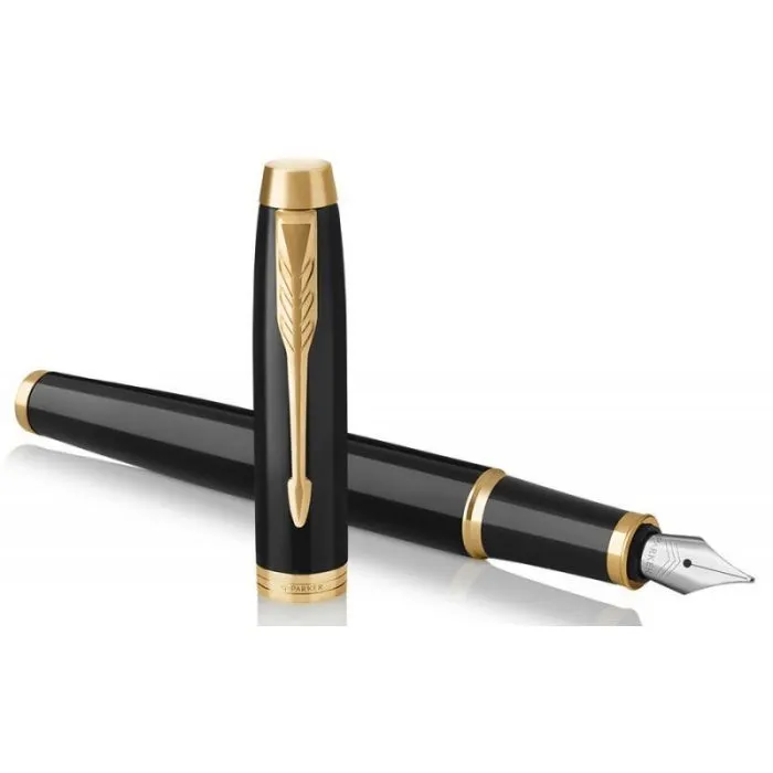 Ручка пір'яна Parker IM 17 Black GT  FP F (22 011) зображення 3